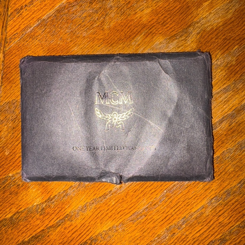 MCM Milano Mini Boston Bag - Black Leather with Gold accents - Picture 8 of 9